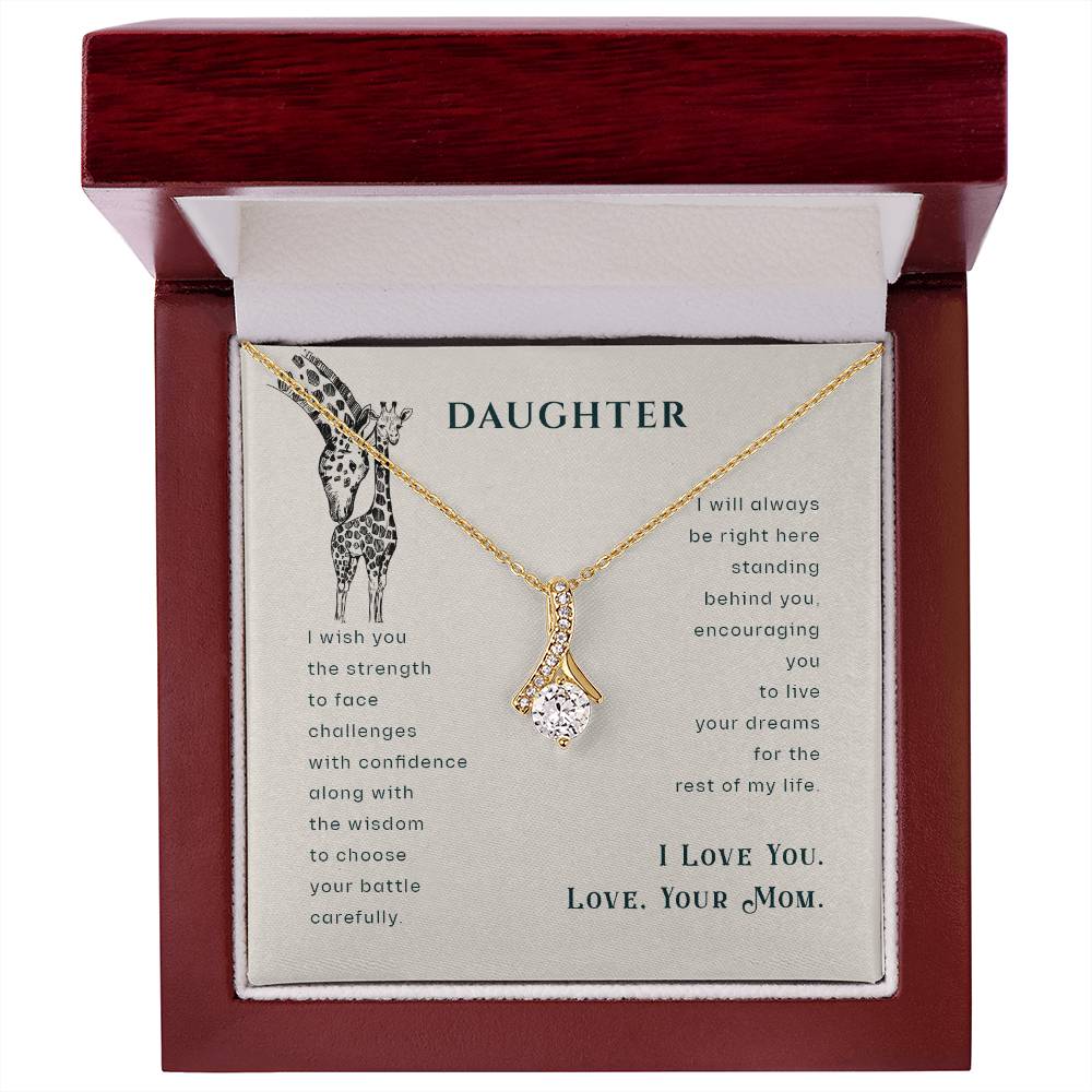 Alluring Beauty Necklace - For Daughter From Mom