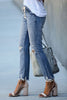 Lace-up Jeans