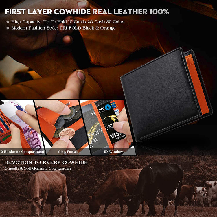 Smart RFID Men's Wallet