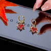 Maple Leaf Earrings Women'sRetro Minority Simple And Light Luxury Ear Rings