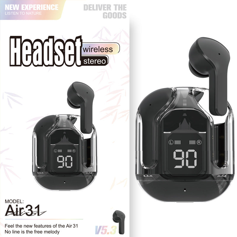 New Mini Transparent Wireless Bluetooth Headset
