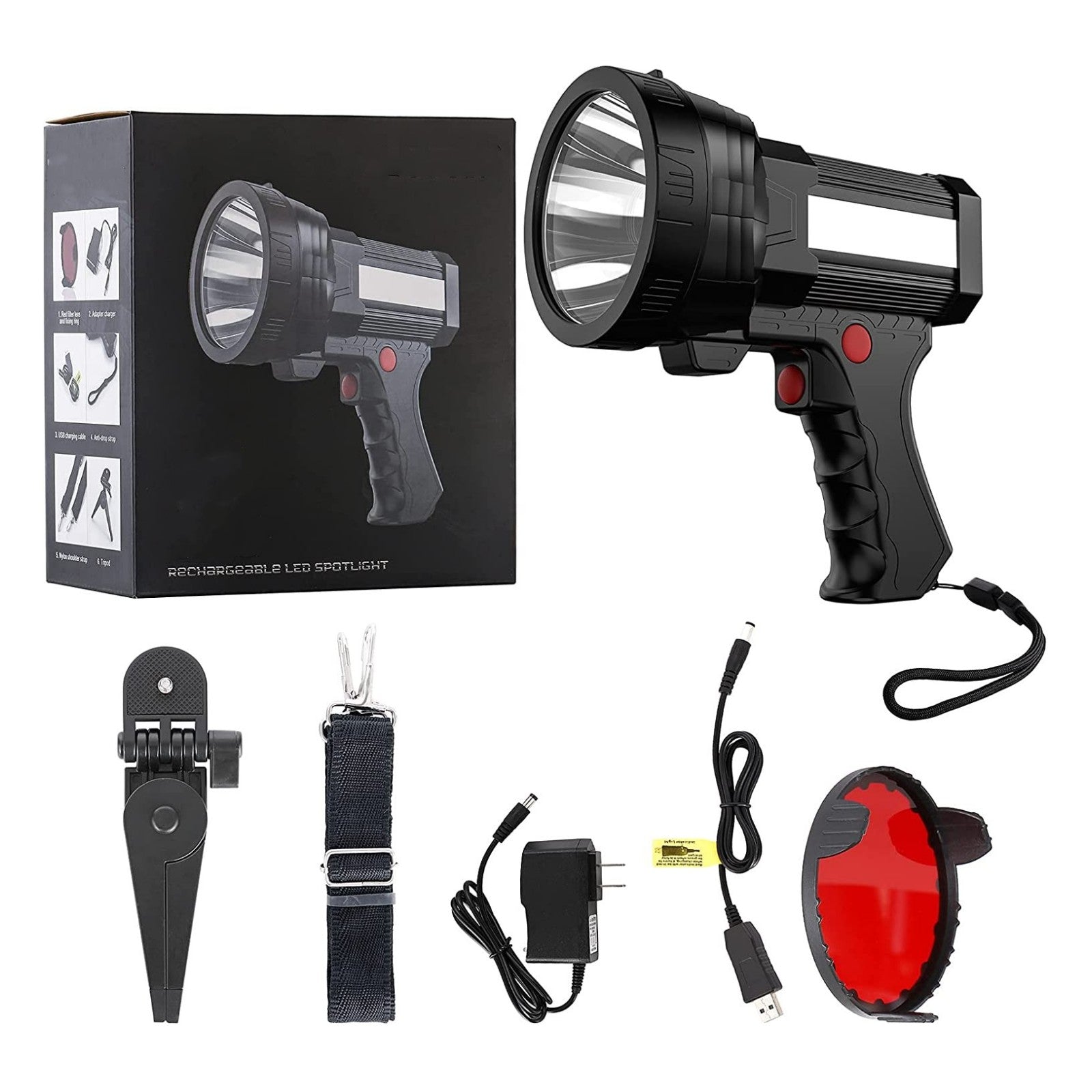 Super Bright Rechargeable Spotlight