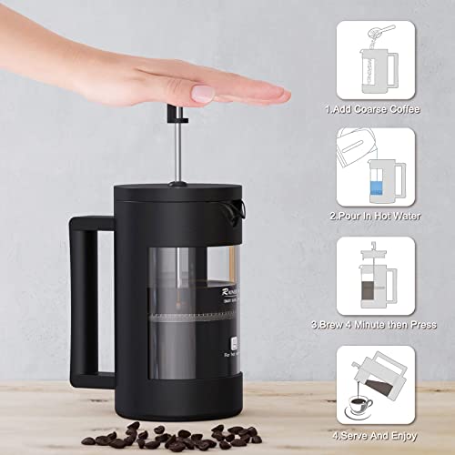 Large French Press Coffee Maker