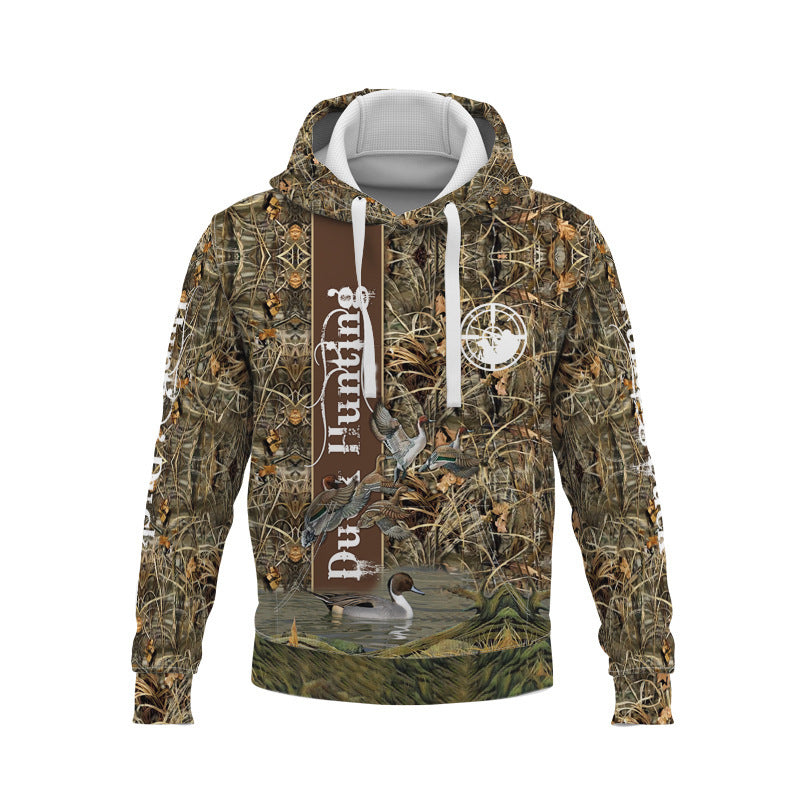 Hunting Cultural Deer Series 3D Digital Printing Hooded Sweater