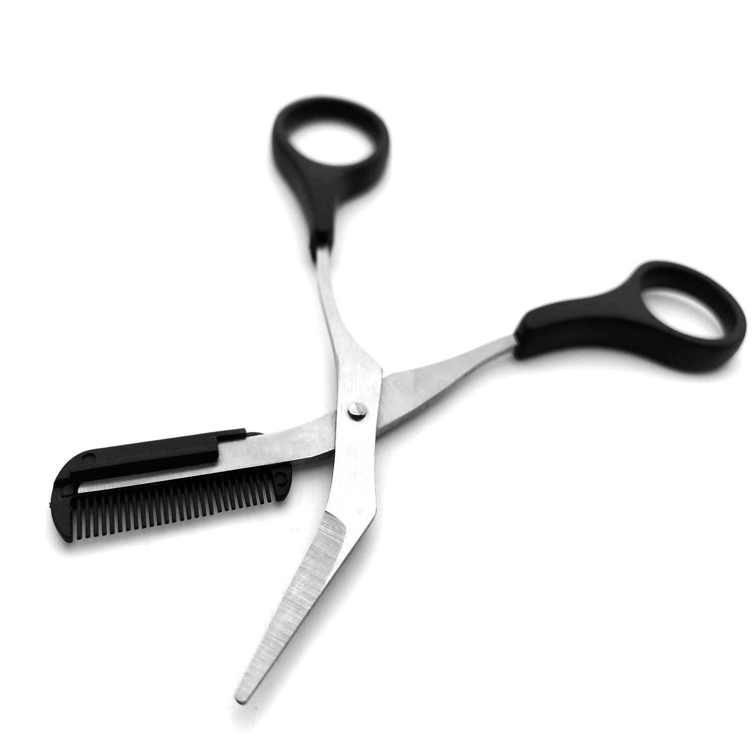 Eyebrow Trimming Scissors With Eyebrow Comb And Eyebrow Trimmer