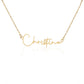 Personalized Signature Style Name Necklace