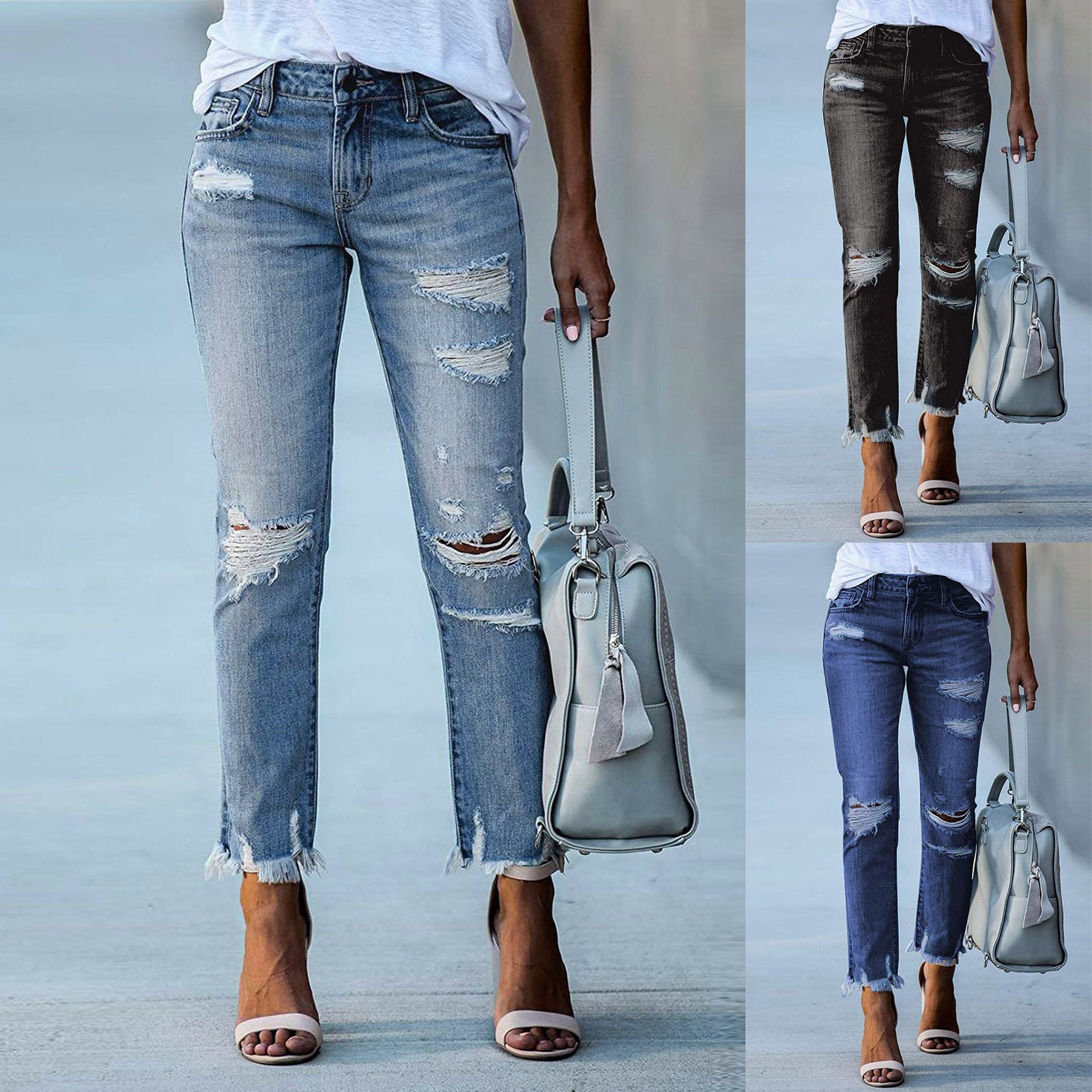 Lace-up Jeans