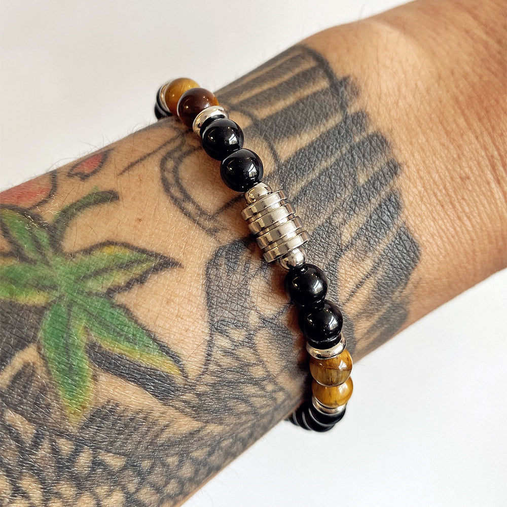 Clasp Tiger Eye Bracelet